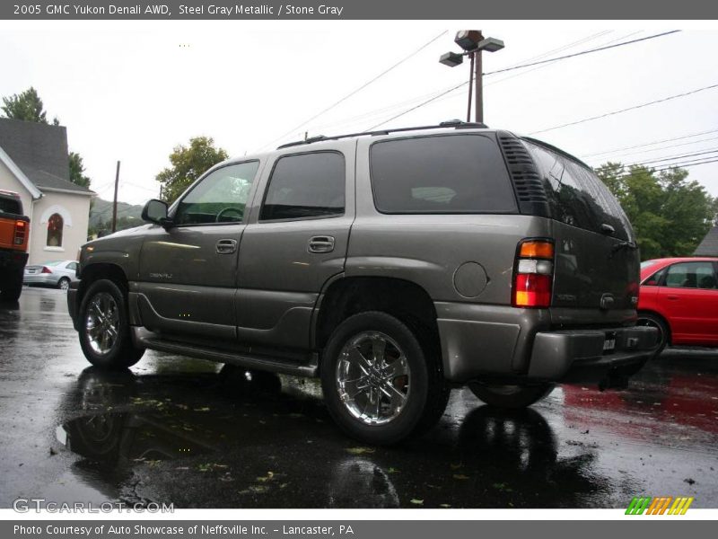 Steel Gray Metallic / Stone Gray 2005 GMC Yukon Denali AWD