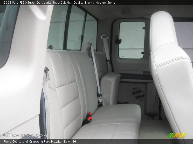 Black / Medium Stone 2008 Ford F350 Super Duty Lariat SuperCab 4x4 Dually