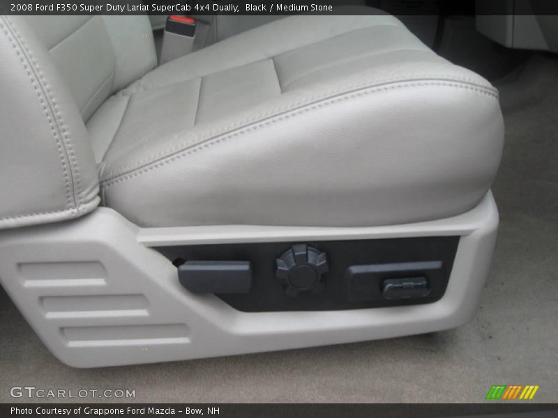 Black / Medium Stone 2008 Ford F350 Super Duty Lariat SuperCab 4x4 Dually