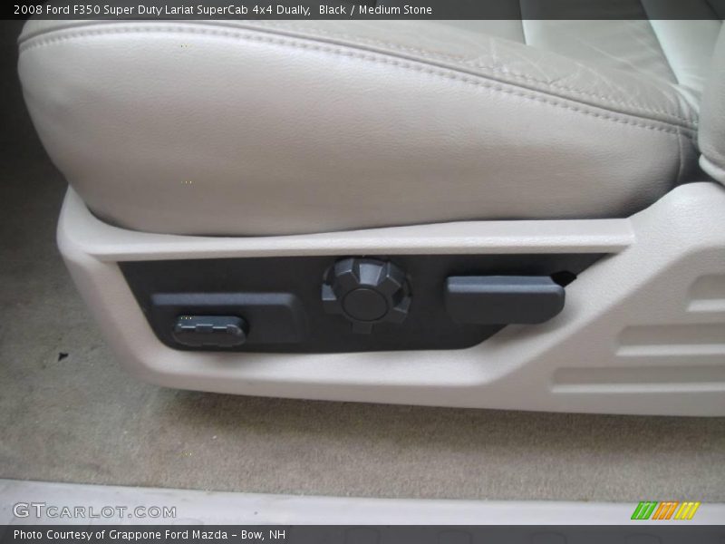 Black / Medium Stone 2008 Ford F350 Super Duty Lariat SuperCab 4x4 Dually