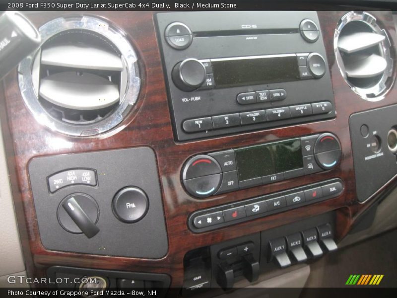 Black / Medium Stone 2008 Ford F350 Super Duty Lariat SuperCab 4x4 Dually