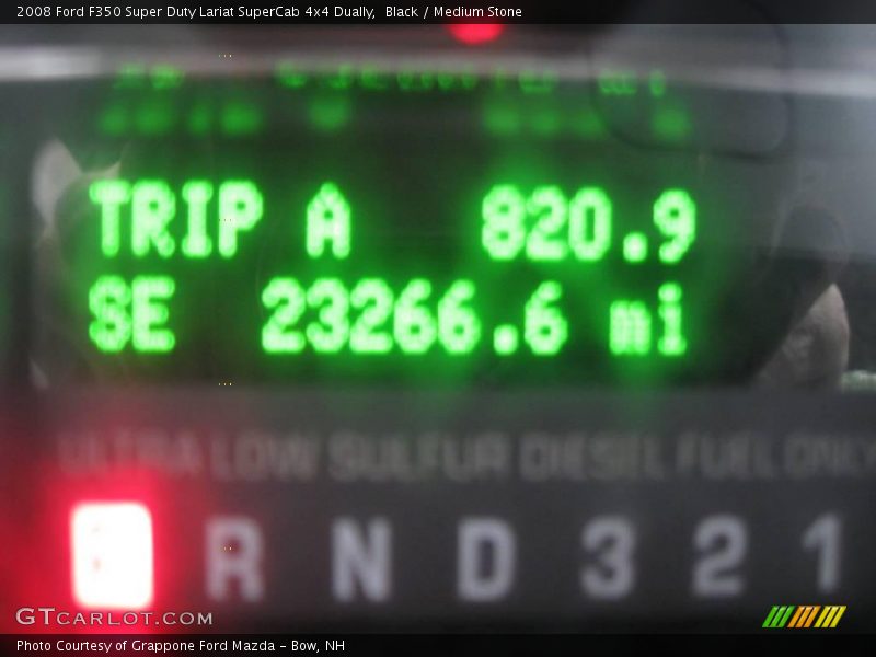 Black / Medium Stone 2008 Ford F350 Super Duty Lariat SuperCab 4x4 Dually