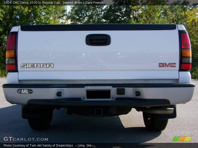 Summit White / Dark Pewter 2006 GMC Sierra 1500 SL Regular Cab