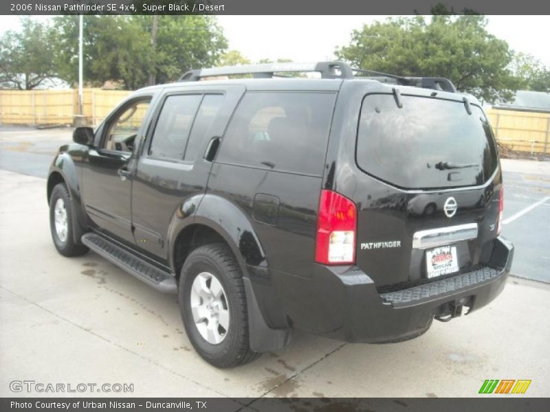 Super Black / Desert 2006 Nissan Pathfinder SE 4x4