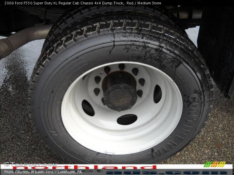 Red / Medium Stone 2009 Ford F550 Super Duty XL Regular Cab Chassis 4x4 Dump Truck