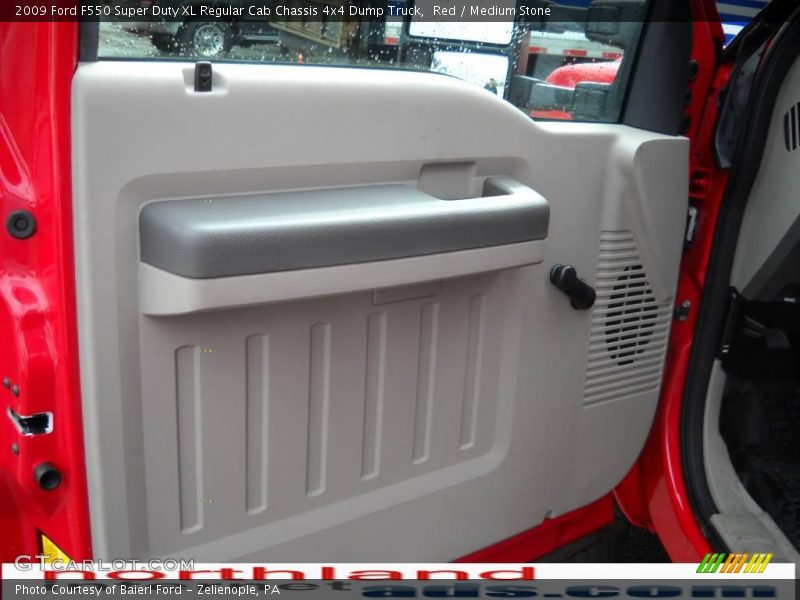 Red / Medium Stone 2009 Ford F550 Super Duty XL Regular Cab Chassis 4x4 Dump Truck