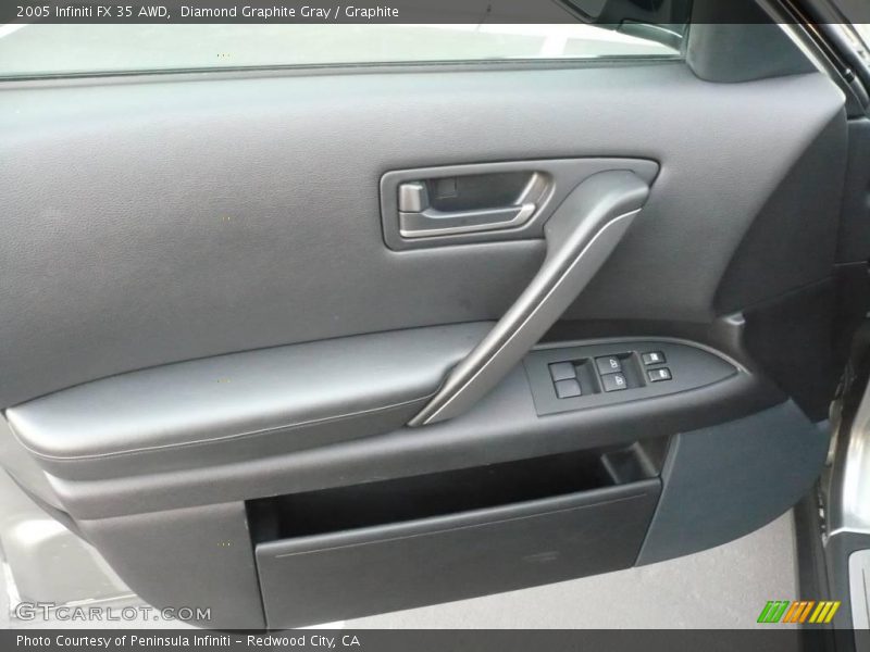 Diamond Graphite Gray / Graphite 2005 Infiniti FX 35 AWD