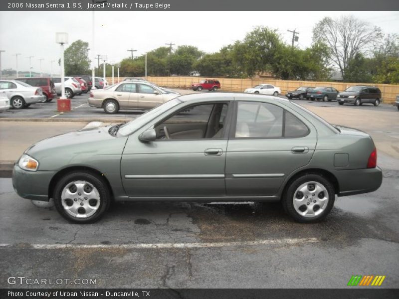 Jaded Metallic / Taupe Beige 2006 Nissan Sentra 1.8 S
