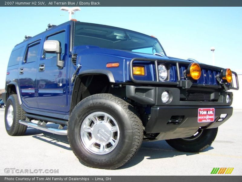 All Terrain Blue / Ebony Black 2007 Hummer H2 SUV