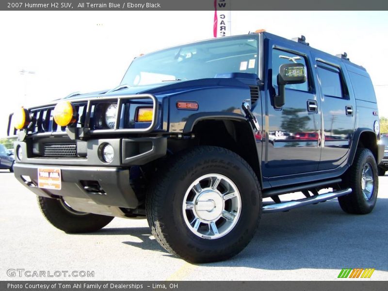 All Terrain Blue / Ebony Black 2007 Hummer H2 SUV