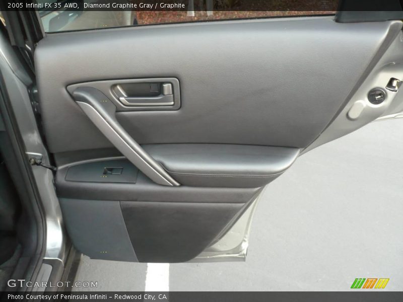 Diamond Graphite Gray / Graphite 2005 Infiniti FX 35 AWD
