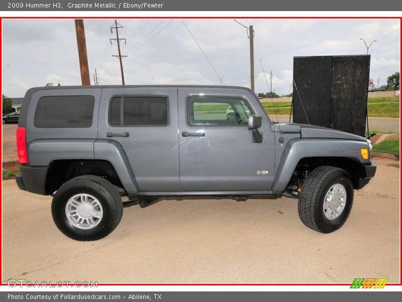 Graphite Metallic / Ebony/Pewter 2009 Hummer H3