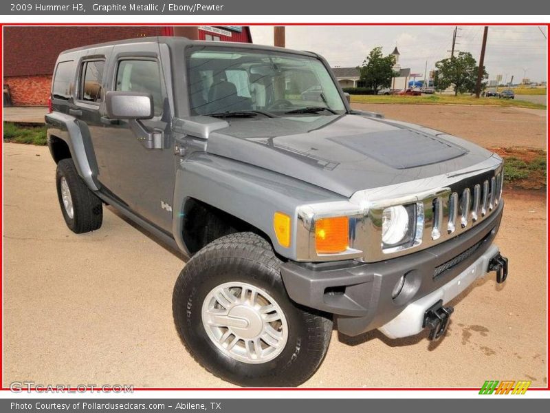 Graphite Metallic / Ebony/Pewter 2009 Hummer H3