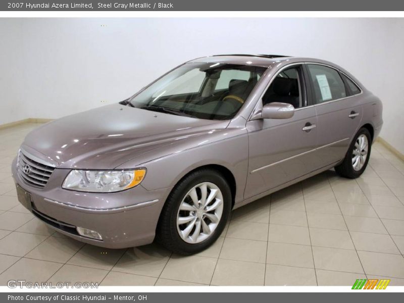 Steel Gray Metallic / Black 2007 Hyundai Azera Limited