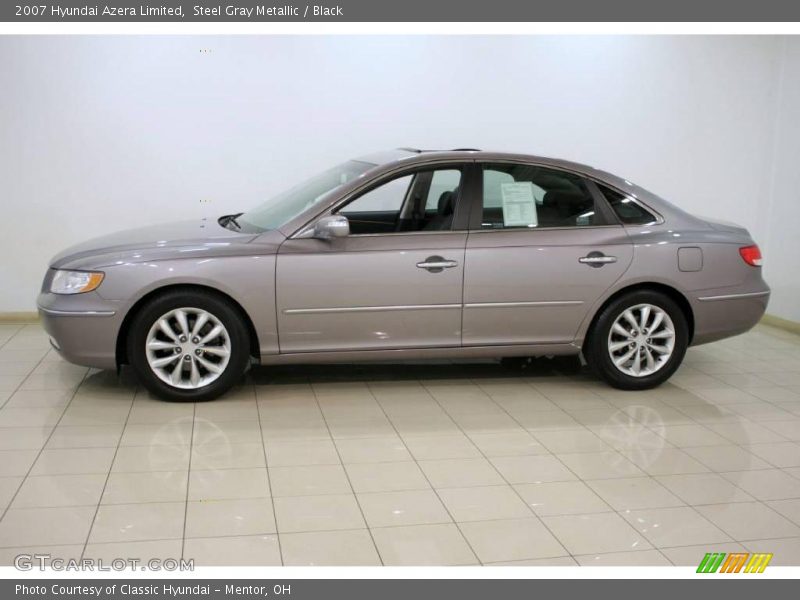 Steel Gray Metallic / Black 2007 Hyundai Azera Limited