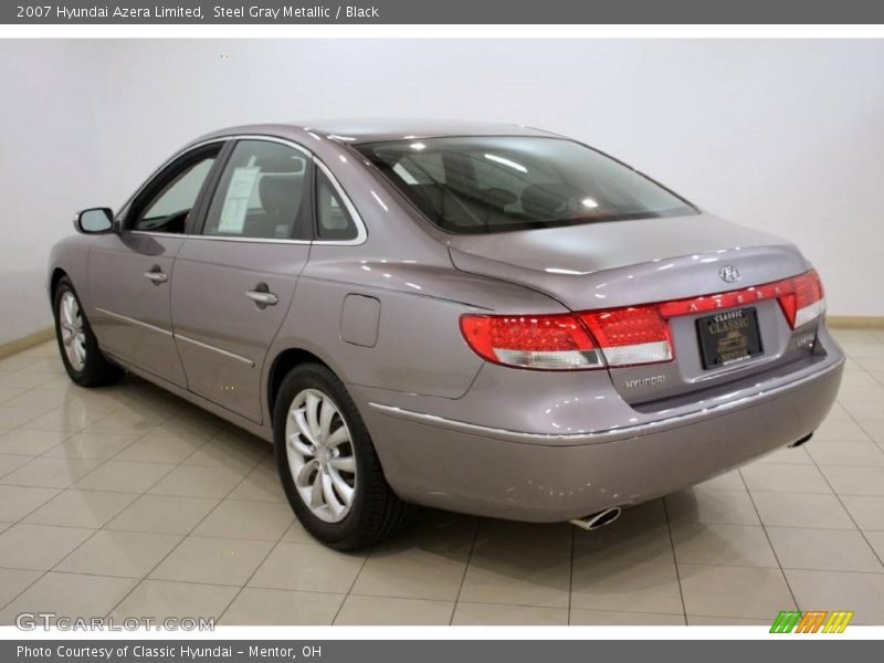 Steel Gray Metallic / Black 2007 Hyundai Azera Limited