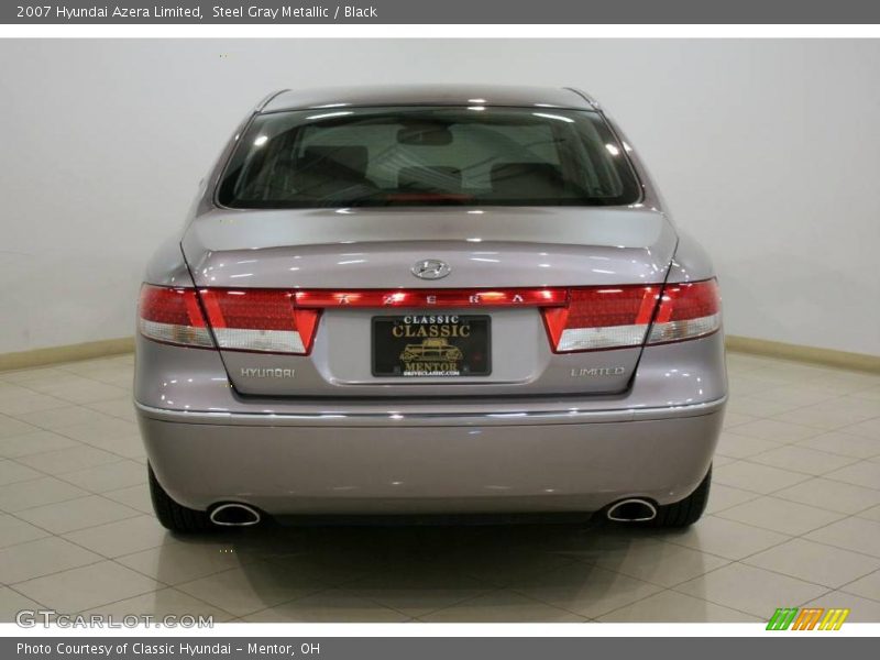 Steel Gray Metallic / Black 2007 Hyundai Azera Limited