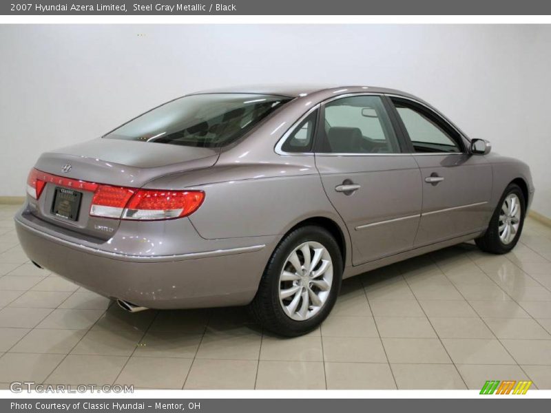 Steel Gray Metallic / Black 2007 Hyundai Azera Limited