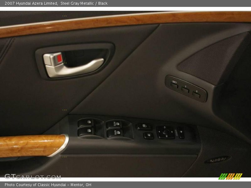 Steel Gray Metallic / Black 2007 Hyundai Azera Limited