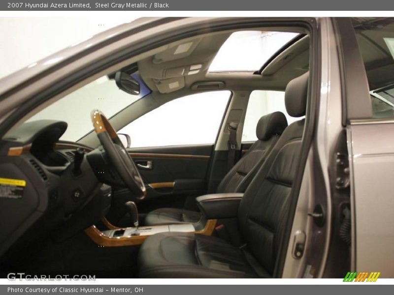 Steel Gray Metallic / Black 2007 Hyundai Azera Limited