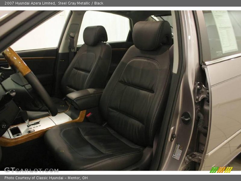 Steel Gray Metallic / Black 2007 Hyundai Azera Limited