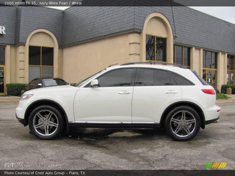 Ivory White Pearl / Wheat 2006 Infiniti FX 35