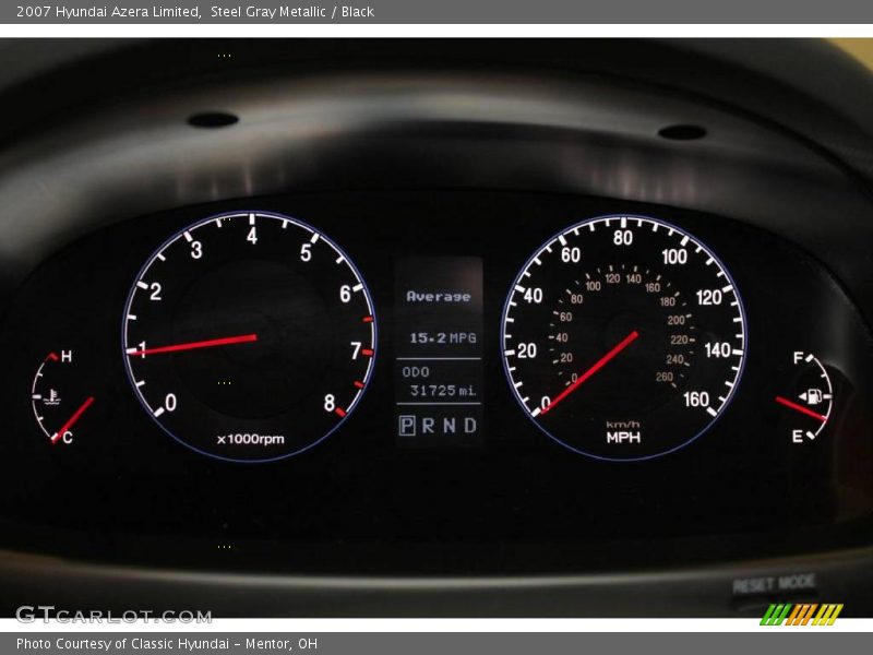 Steel Gray Metallic / Black 2007 Hyundai Azera Limited