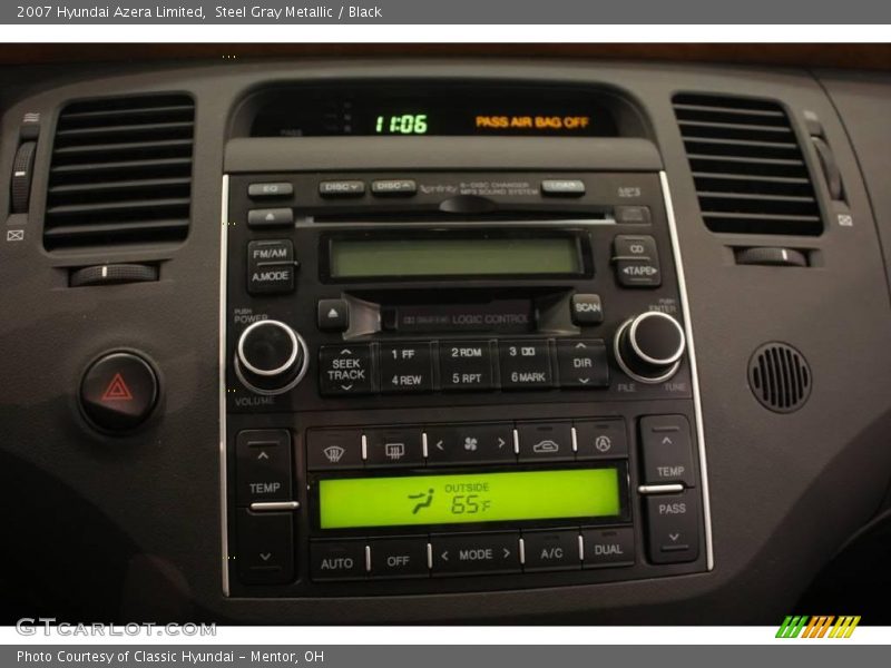 Steel Gray Metallic / Black 2007 Hyundai Azera Limited