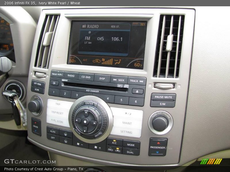 Ivory White Pearl / Wheat 2006 Infiniti FX 35