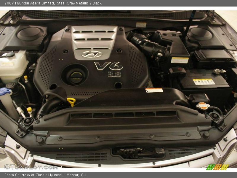 Steel Gray Metallic / Black 2007 Hyundai Azera Limited