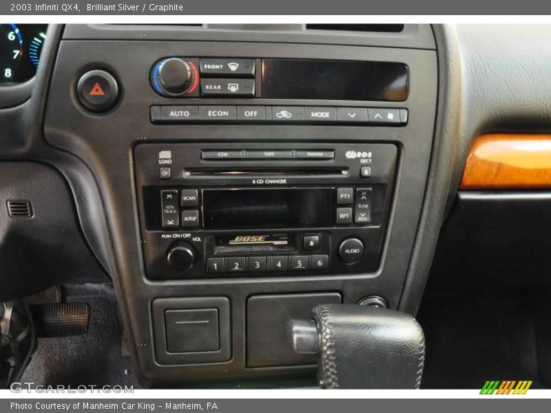 Brilliant Silver / Graphite 2003 Infiniti QX4