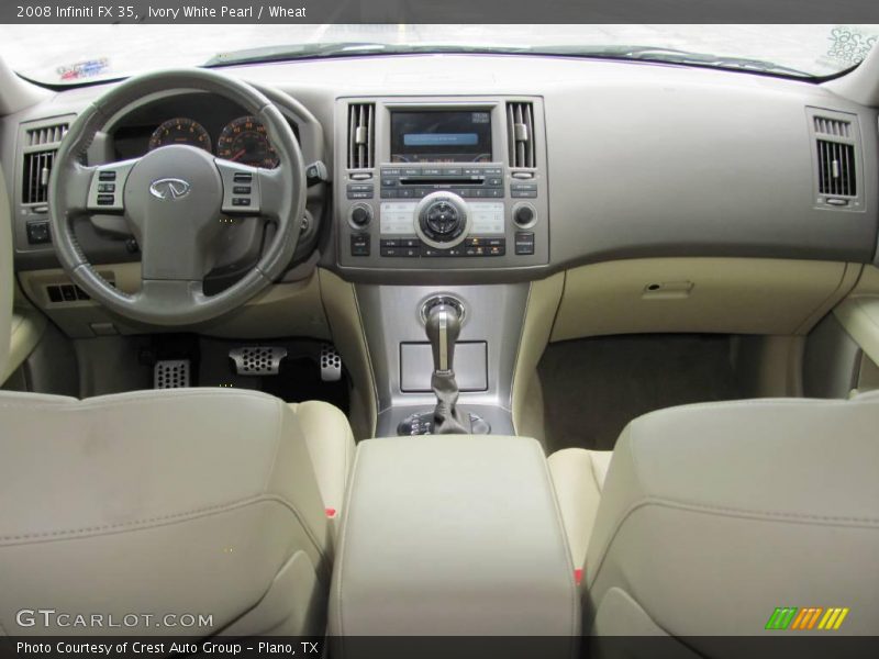 Ivory White Pearl / Wheat 2008 Infiniti FX 35
