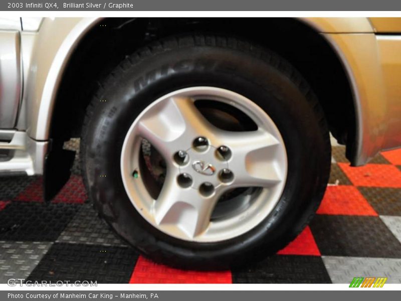 Brilliant Silver / Graphite 2003 Infiniti QX4