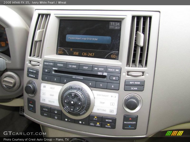 Ivory White Pearl / Wheat 2008 Infiniti FX 35