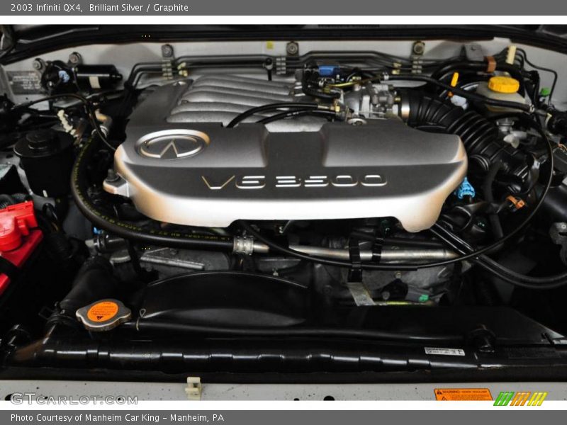 Brilliant Silver / Graphite 2003 Infiniti QX4