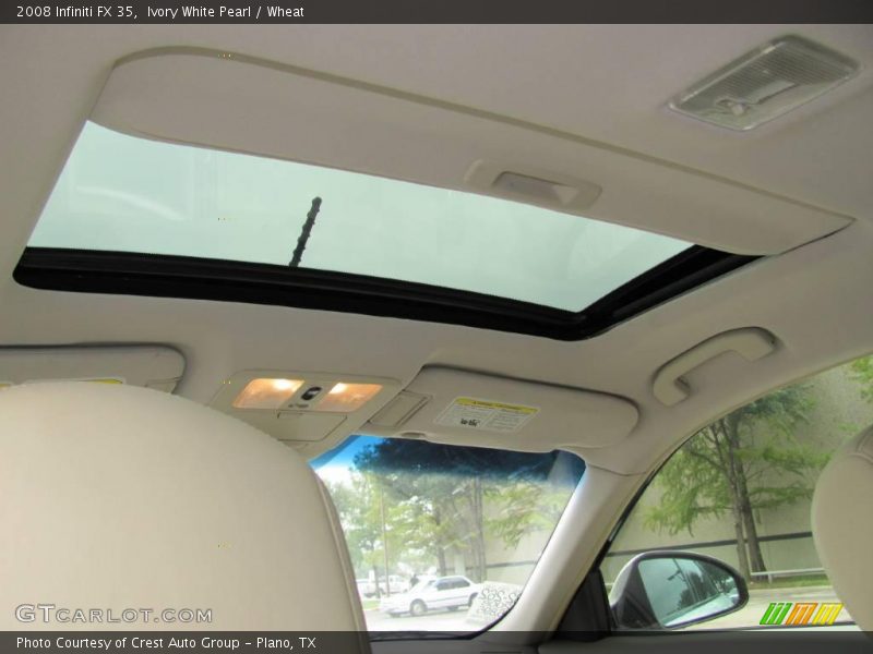 Ivory White Pearl / Wheat 2008 Infiniti FX 35