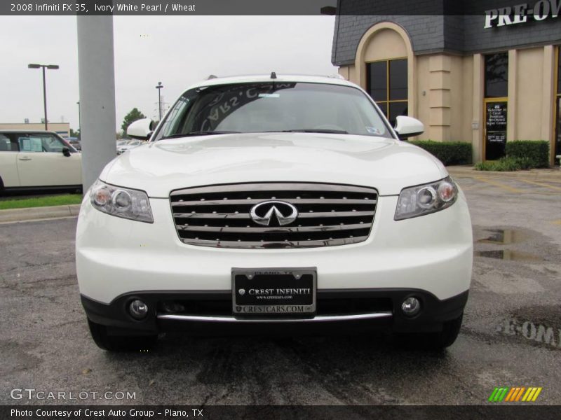 Ivory White Pearl / Wheat 2008 Infiniti FX 35