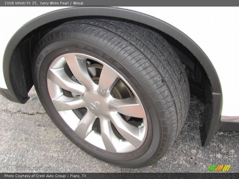 Ivory White Pearl / Wheat 2008 Infiniti FX 35