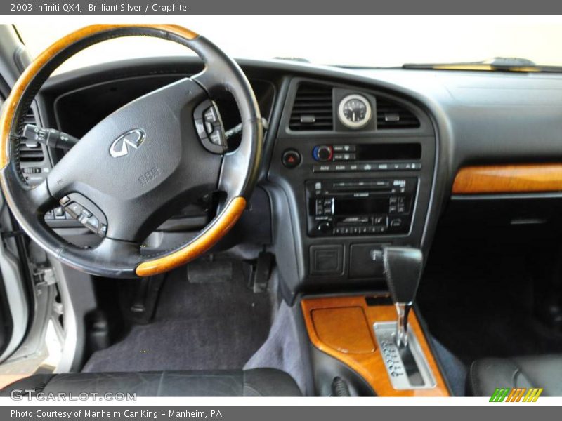 Brilliant Silver / Graphite 2003 Infiniti QX4
