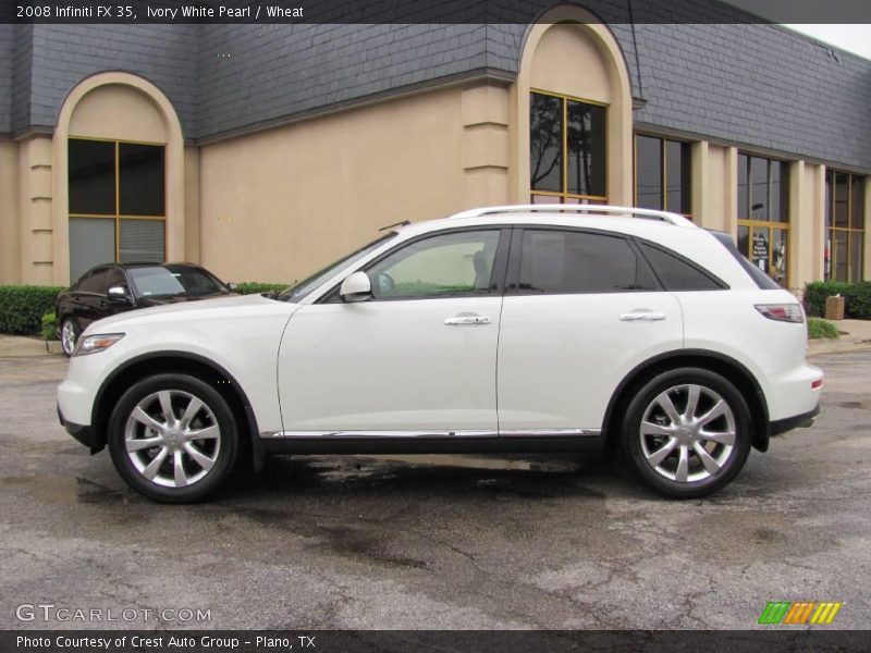 Ivory White Pearl / Wheat 2008 Infiniti FX 35