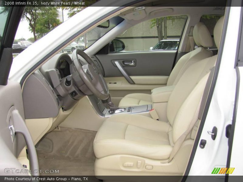 Ivory White Pearl / Wheat 2008 Infiniti FX 35