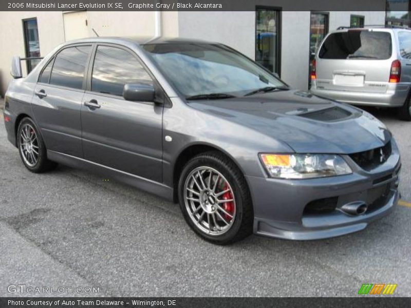 Graphite Gray / Black Alcantara 2006 Mitsubishi Lancer Evolution IX SE