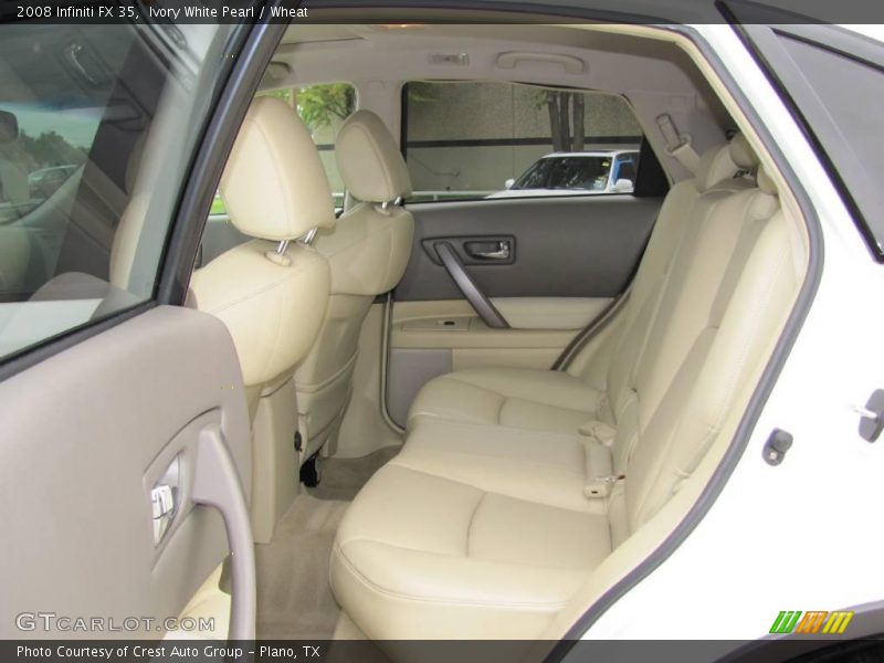 Ivory White Pearl / Wheat 2008 Infiniti FX 35