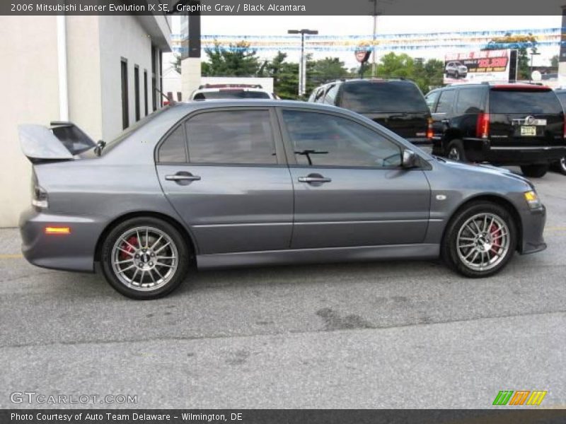 Graphite Gray / Black Alcantara 2006 Mitsubishi Lancer Evolution IX SE