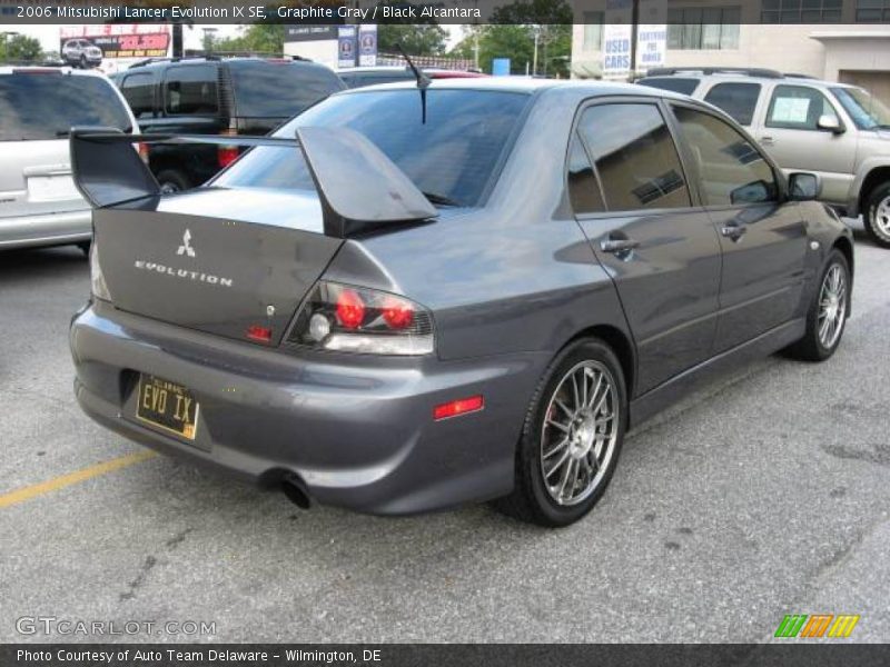 Graphite Gray / Black Alcantara 2006 Mitsubishi Lancer Evolution IX SE