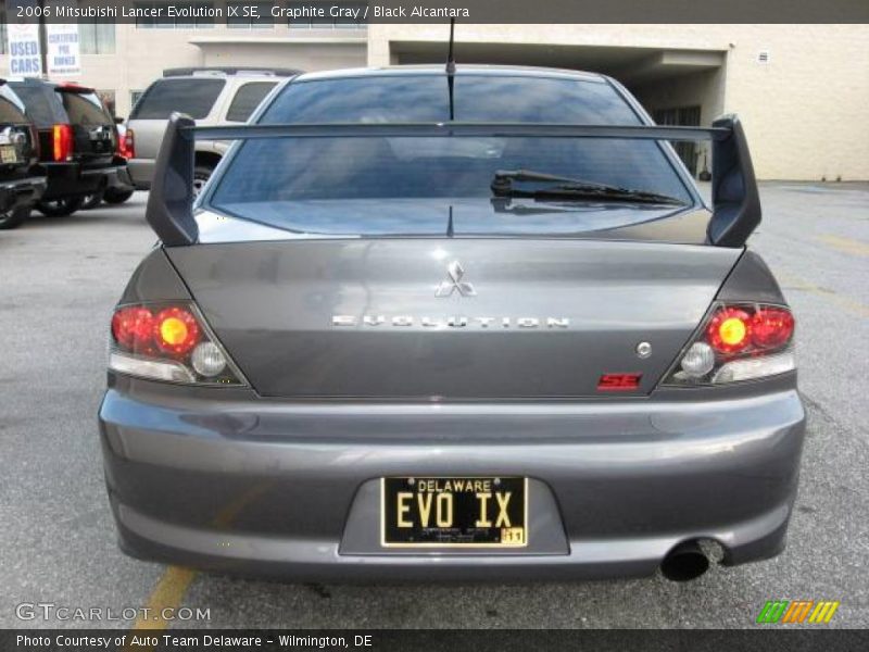 Graphite Gray / Black Alcantara 2006 Mitsubishi Lancer Evolution IX SE