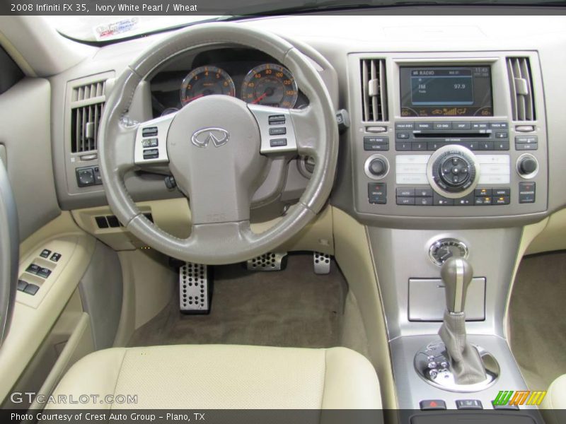 Ivory White Pearl / Wheat 2008 Infiniti FX 35