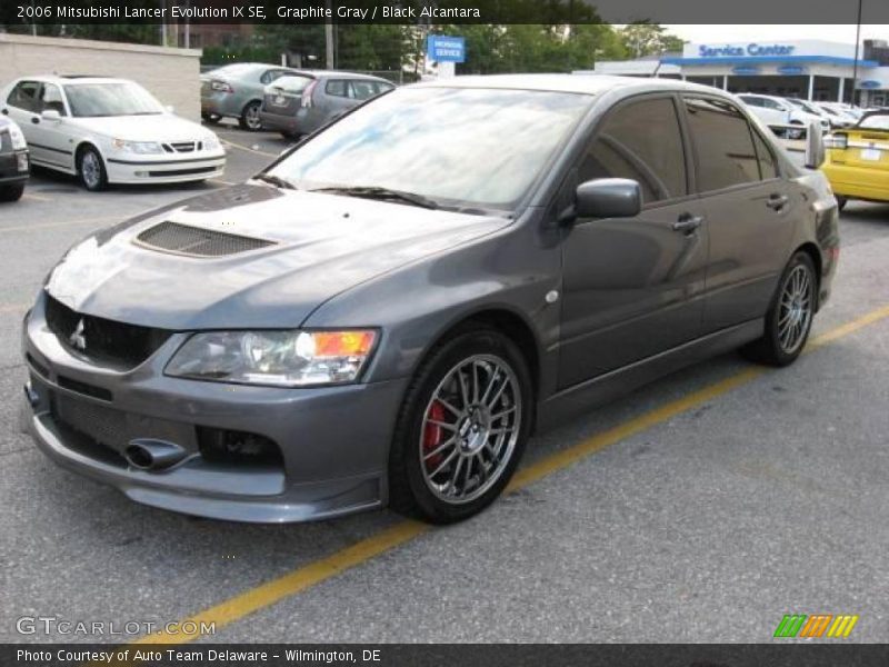 Graphite Gray / Black Alcantara 2006 Mitsubishi Lancer Evolution IX SE