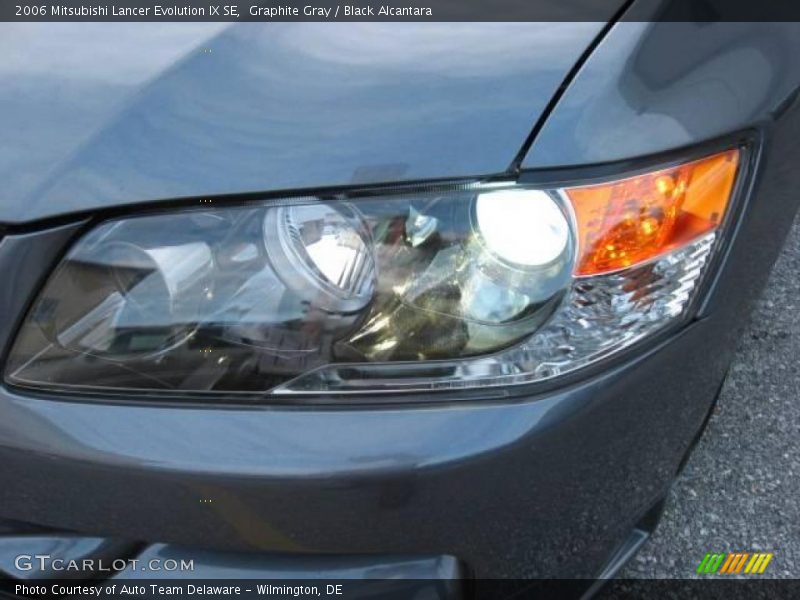 Graphite Gray / Black Alcantara 2006 Mitsubishi Lancer Evolution IX SE