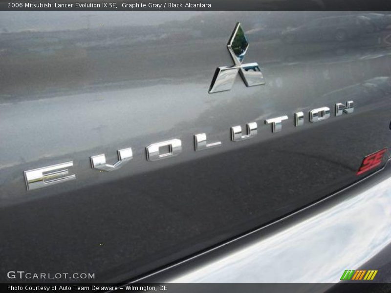 Graphite Gray / Black Alcantara 2006 Mitsubishi Lancer Evolution IX SE